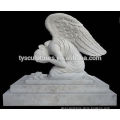 Famous modern cemetery best marble weeping angel kneeling sculptures